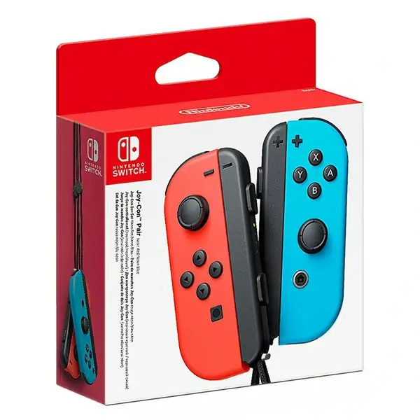 Nintendo Switch - Paire de Joy-Con Droite Bleu Néon / Gauche Rouge Néon
